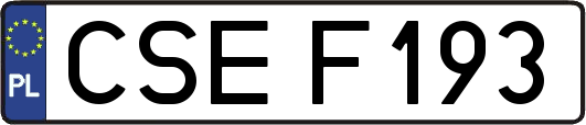 CSEF193
