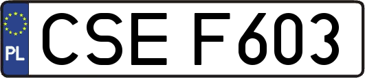 CSEF603