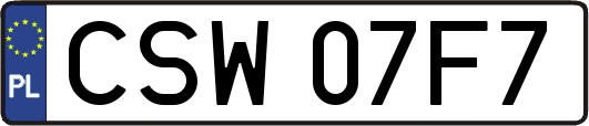 CSW07F7