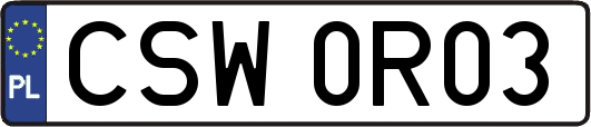 CSW0R03