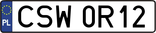 CSW0R12