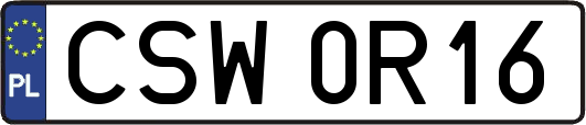 CSW0R16