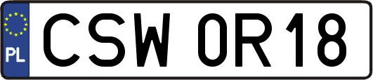CSW0R18