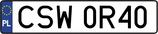 CSW0R40