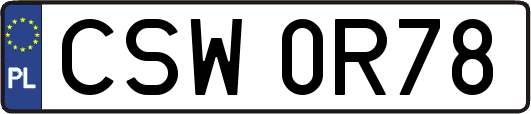 CSW0R78