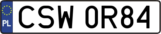 CSW0R84
