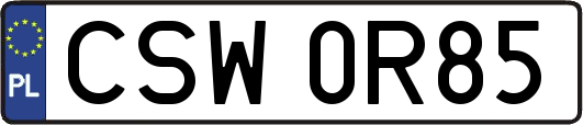 CSW0R85