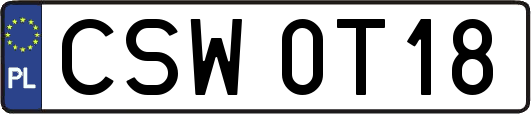 CSW0T18