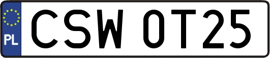 CSW0T25