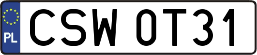 CSW0T31