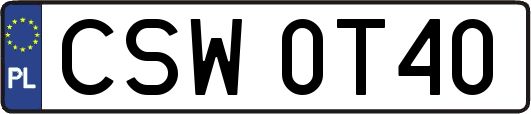 CSW0T40