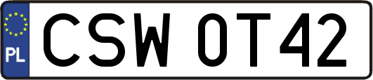 CSW0T42