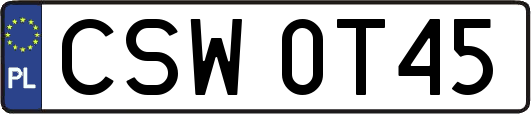 CSW0T45