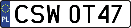 CSW0T47