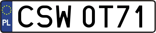 CSW0T71