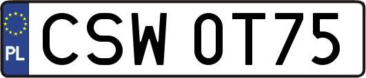 CSW0T75
