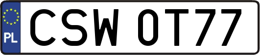 CSW0T77