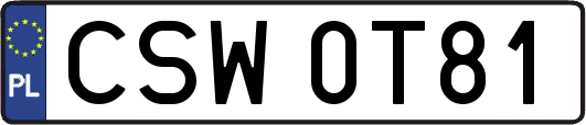 CSW0T81