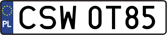 CSW0T85