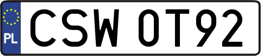 CSW0T92