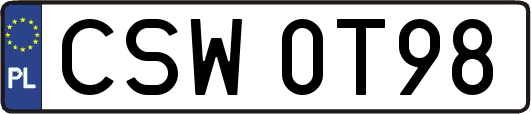 CSW0T98