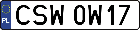 CSW0W17