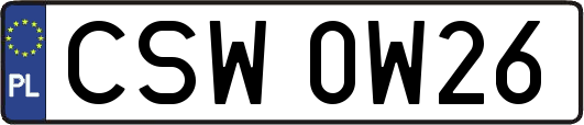 CSW0W26