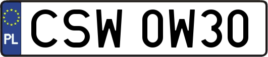 CSW0W30