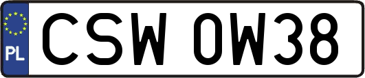 CSW0W38