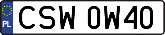 CSW0W40