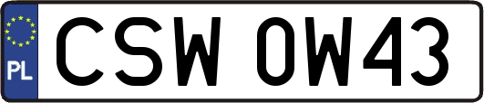 CSW0W43