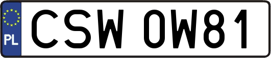 CSW0W81