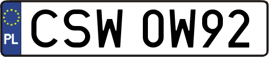 CSW0W92