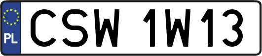 CSW1W13
