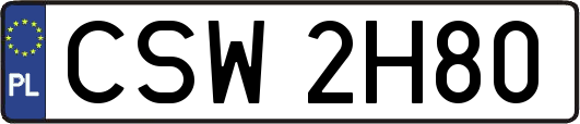 CSW2H80