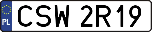 CSW2R19