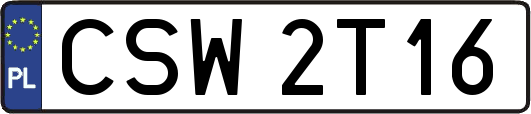 CSW2T16