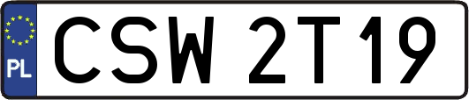 CSW2T19