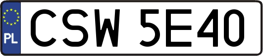 CSW5E40