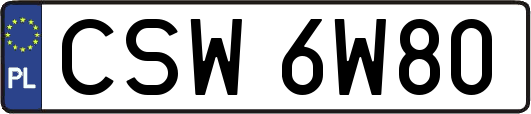 CSW6W80