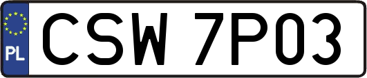 CSW7P03