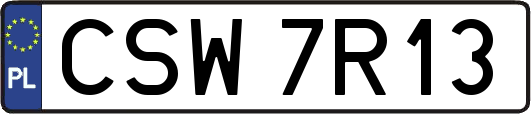 CSW7R13