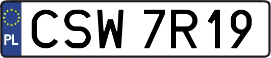 CSW7R19