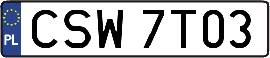 CSW7T03