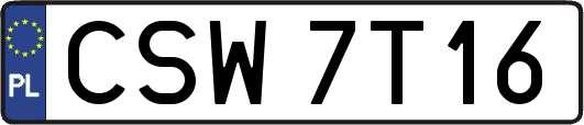 CSW7T16