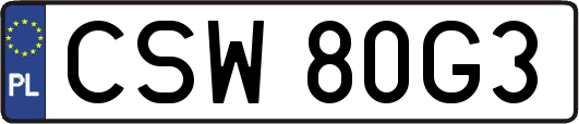 CSW80G3