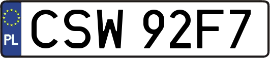 CSW92F7