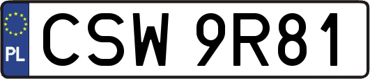 CSW9R81