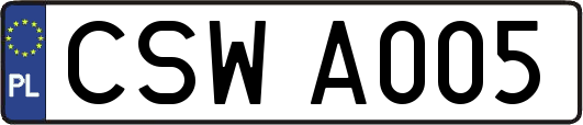 CSWA005