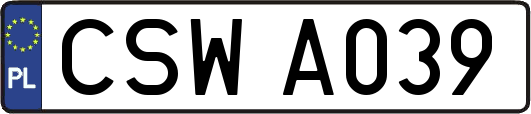 CSWA039